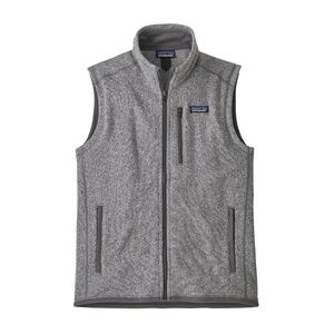 Patagonia Better Sweater Vest Mens Medium Grey Full Zip Fleece Preppy Hiking